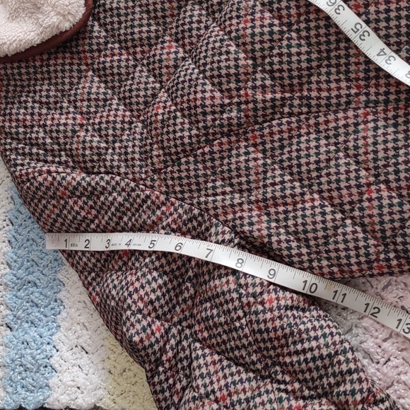 NWT Lauren Ralph Lauren XXL Box Houndstooth Snap Button Quilted Jacket - Picture 8 of 16